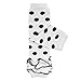 Bowbear Baby 3-Pair Leg Warmers, Dots and Ruffles