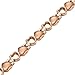 Womens Love Heart Titanium Magnetic Therapy Bracelet Size Adjusting Tool and Gift Box Included By Willis Judd