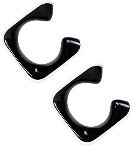 Pair of Clug Roadie Bike Clip Wall Mounted Rack - White/Black