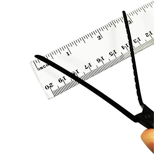 12Pcs Dividing Duck Bill Clips, Clamp Hair Styling Clips Hairpin Metal Hairdressing Sectioning For Salon Styling Tools (Black) - Thumbnail 2