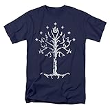 Trevco Inc Lord of the Rings Tree of Gondor T-Shirt Black