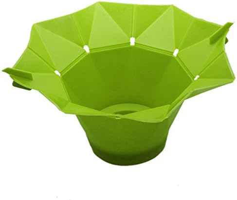 Rely2016 Silicone Microwave Magic Popcorn Maker Silicone Popcorn Container Cooking Kitchen Tools (Green)