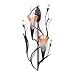 Accent Plus Candle Holder Christmas Decorations Indoor Home Decor Valentine’s Day Dawn Lilies Wall Sconce Christmas Candle Holder Wedding Tealight Candle, 5.1 X 3.5 X 15.75 Inches