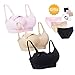 Desirelove Nursing Bras 3 Pack Maternity Bra Panties Sets with Removable Pads & Underwear for Pregnant