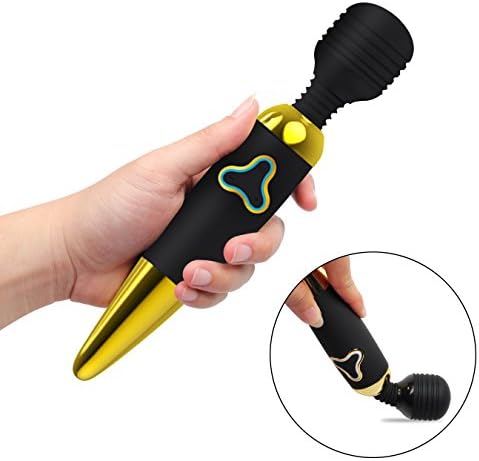 3 Powerful Speeds &amp; 7 Vibration Modes Rechargeable Waterproof Handheld Body Massager Perfect for Muscle Aches and Personal Sports Recovery