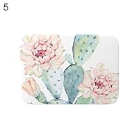 yanQxIzbiu Super Soft Indoor Rugs Living Room Carpets Plant Cactus Geometric Moon Pattern Anti-Slip Doormat Bath Mat Home Floor Decor - 5#