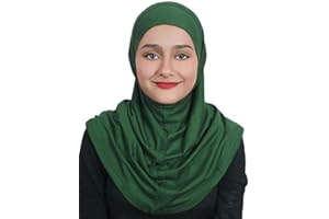 Al-Amira Girl's Hijab Cotton 1 piece Amira Headscarf Cotton one Pcs Hijab