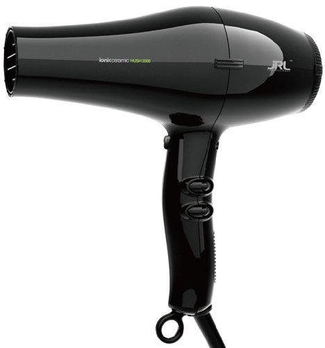 Click Here to See More Images JRL Professional Hush 2000 Blow / Hair Dryer Ionic Ceramic with A/C Motor 1900W - Black