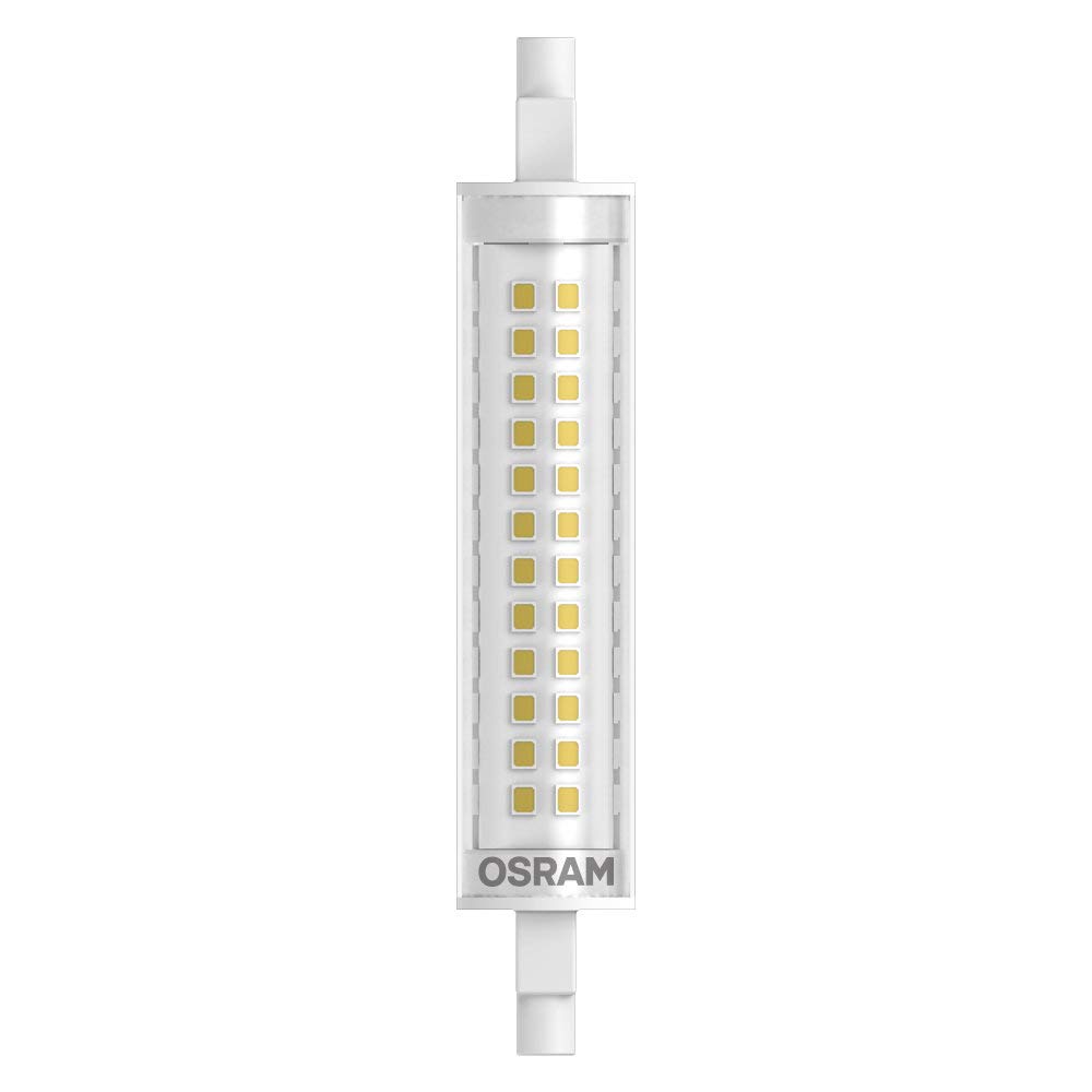 OSRAM Pack of 10 x LED SLIM LINE R7S | LED tube: R7s, 11W = replacement for 100W | Warm White, 2700 K