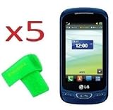 5 x LG Xpression 2 C410 Screen Protector Guard CLEAR PRE-CUT No Cutting Require Perfect Fit + EXTREME BRAND (5 x Clear Screen Protector)