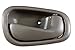 PT Auto Warehouse TO-2543G-RH - Inside Interior Inner Door Handle, Gray - Passenger Side