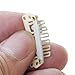 YONNA 12pcs U Shape Iron Snap Clips For Feather Hair Extensions Wigs Weft Beige Color