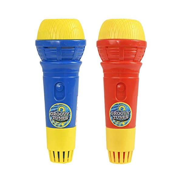 HTI-Toys-Games-Groovy-Tunes-PACK-OF-2-Echo-Microphones-Red-Blue-Great-Singing-Toy-Prop-Mic-For-Kids-and-Adults-Girls-And-Boys HTI Toys & Games Groovy Tunes PACK OF 2 Echo Microphones Red & Blue | Great Singing Toy Prop Mic For Kids and Adults…