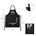 Prazoli Products Mr Mrs Est 2019 Apron Set - Engagement & Wedding Gifts Aprons For Women | Bridal Shower Or Couple Anniversary Cooking Gift | The Funny Kitchen