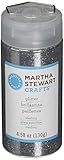 Martha Stewart Crafts Fine Glitter, Sterling, 4.58 Ounces
