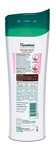 Himalaya Damage Repair Protein Shampoo with Chickpea and Almond for Dry, Frizzy and Damaged Hair, 13.53 oz, 400 ml (2 Pack)