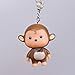 uzoho Lovely Cute Monkey Car Pendant Car Rear View Mirror Hanging Ornament Car Decor