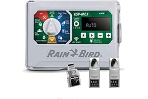 Rain-Bird Controller Indoor Outdoor Lawn Irrigation Sprinkler Timer ESPME3 (+ WiFi + 2 Modules)