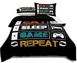 lris Bedding Gaming Comforter Set Twin Size for