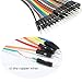 Solderless Breadboard Jumper Wires Set– ALLDREI BJ-001 400 Pin and 830 Pin Prototype PCB Bread Board and Jumper Cable (Male-Female, Female-Female, Male-Male) for Raspberry Pi and Arduino