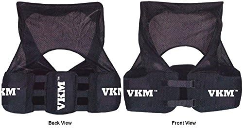 New VKM Football Lacrosse Rugby RIB Vest Pads Protect Spine &amp; Kidneys Youth S-XL (YL)