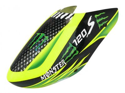 Rakon RKH Fiberglass Canopy-Monster 02 - Blade 120 S 120S-CM02 Rakon RKH Fiberglass Canopy-Monster 02 - Blade 120 S 120S-CM02