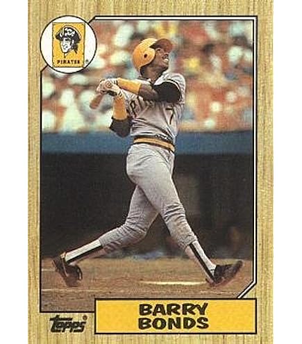 Amazon.com: Barry Bonds Rookie Card 1987 Topps #320 : Collectibles & Fine  Art