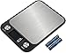 Leandro Digital Food/Kitchen Scale,22 lb 10 kg,Large Gram Scale for Cooking and Baking,Large Backlit LCD Display,Sensitive Touch Function Key,Black,Batteries Included