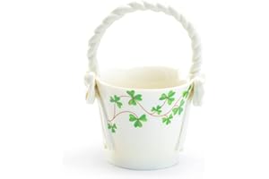 GENERIC Grace Teaware Shamrock Fine Porcelain Tea Bag Basket