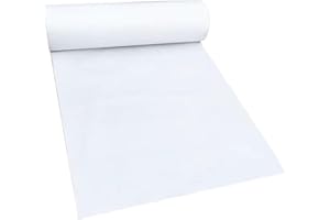 Wedding Aisle Runner 1.2 Meter Wide Reusable 32.8 Feet Area Rug Carpet for Church Holiday Exhibition Bridal Shower Prom- Whit