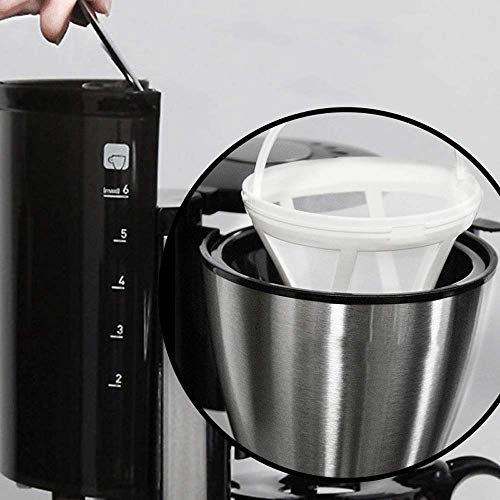 AJH Kaffeemaschine, Filterkaffeemaschine, Kaffeemaschine mit einem Fassungsvermögen von 0,65 l für bis zu 6 Tassen… – Bild 7