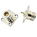 bestkong 2 PCS Chassis N Female Jack 4 Hole Panel Mount PCB Solder RF Connector