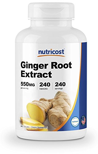 image for Nutricost Ginger Root Extract 550mg, 240 Capsules