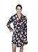Sleep & Co Women's Plush Pajama Lounge Robe With Tie Belt