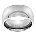 Surgical Stainless Steel Domed 10mm Wedding Band Ring Comfort-Fit High Polish, sizes 5-15