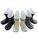 Baby 6 Pairs Assorted Non Skid Ankle Cotton Socks Baby Walker Boys Girls Toddler Anti Slip Stretch Knit Stripes Star Footsocks Sneakers Crew Socks with Grip for 1-3 Years
