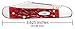 Case XX WR Pocket Knife Dark Red Jigged Bone Mini Copperlock Carbon Steel (CS) Item #6996 - (61749L CS) - Length Closed: 3 5/8 Inches