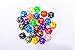 25 Count Assorted Pack of 20 Sided Dice - Multi Colored Assortment of D20 Polyhedral Dice