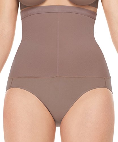 Spanx Womens Higher Power Brief, A, Brown