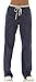 Izod (7059IZ) Womens Cotton Logo Pajama Bottom Lounge Pants Size: Large in Medieval Blue (401)
