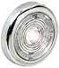Attwood LED Round Interior and Exterior Light Stainless Steel Bezel, 1.5-Inch, Red