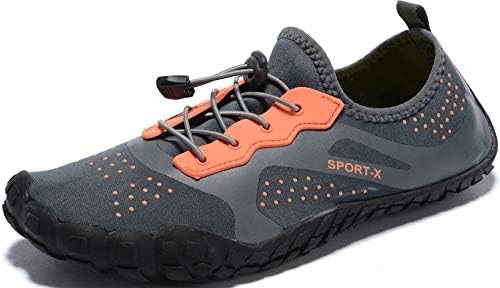 Ebu GoGo Mens Womens Water Shoes Quick Dry Barefoot for Swim Diving Surf Aqua Sports Pool Beach Walking Yoga