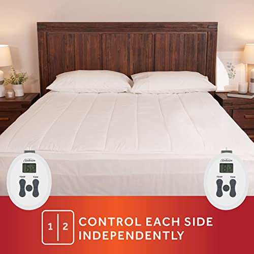 Sunbeam Restful Quilted Heated Mattress Pad Queen Pricepulse