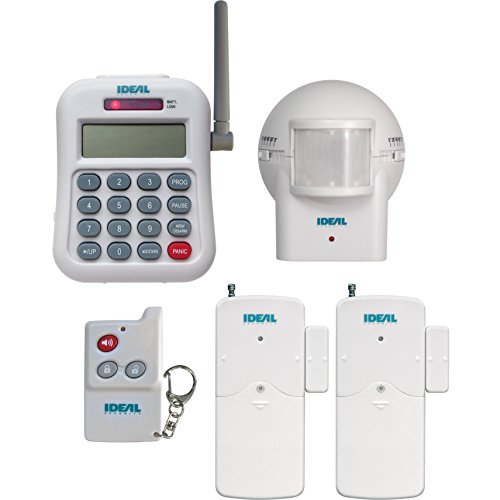 Ideal Security SK6 Wireless Monitoring Kit Hub and Phone Dialer, Motion Sensor, 2 Contact Sensors, Remote Control