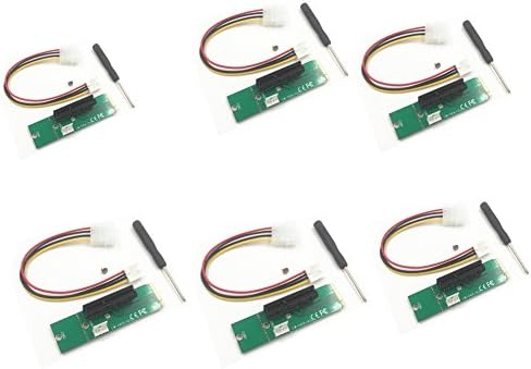 FUERAN M.2 NGFF SSD to PCI-e Express 4X Converter Adapter Card-6Pack