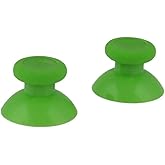 Analog Stick Thumbsticks Joystick Cap for Xbox One Controller Mushroom Cap Rubber Cover (Green)