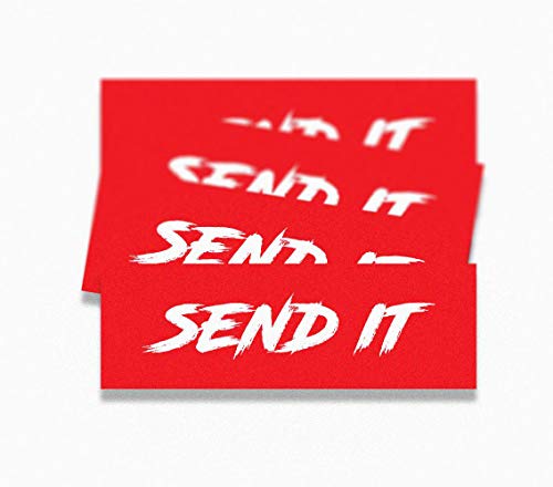 Send It Stickers, Funny labtop Decorative Stickers, 4 Pack, 3"x1"