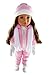 Brittany's My Pink Snowsuit Compatible with Wellie Wisher Dolls,Glitter Girls and Hearts for Hearts- 14 Inch Doll Clothes