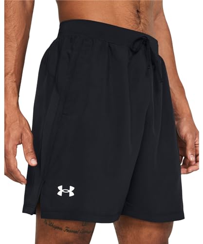 [Under Armour] UA LAUNCH 7'' UNLINED SHORT Black/Black/Reflective SM