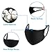 Cotton Mouth Mask, Paxcoo 6 Pack Anti Dust Mask Black Cut EXO Face Mask for Women and Men